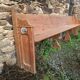 Banc d'église ancien, 263 cm