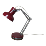 Articulated lamp in chromed metal and lacquered metal 60s 70s