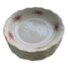 Assiettes porcelaine vintage