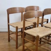 Vintage J39 chairs by Børge Mogensen for FDB, 1965