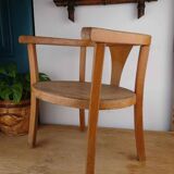 Ancienne Chaise pour Enfant en Bois - Style Baumann
