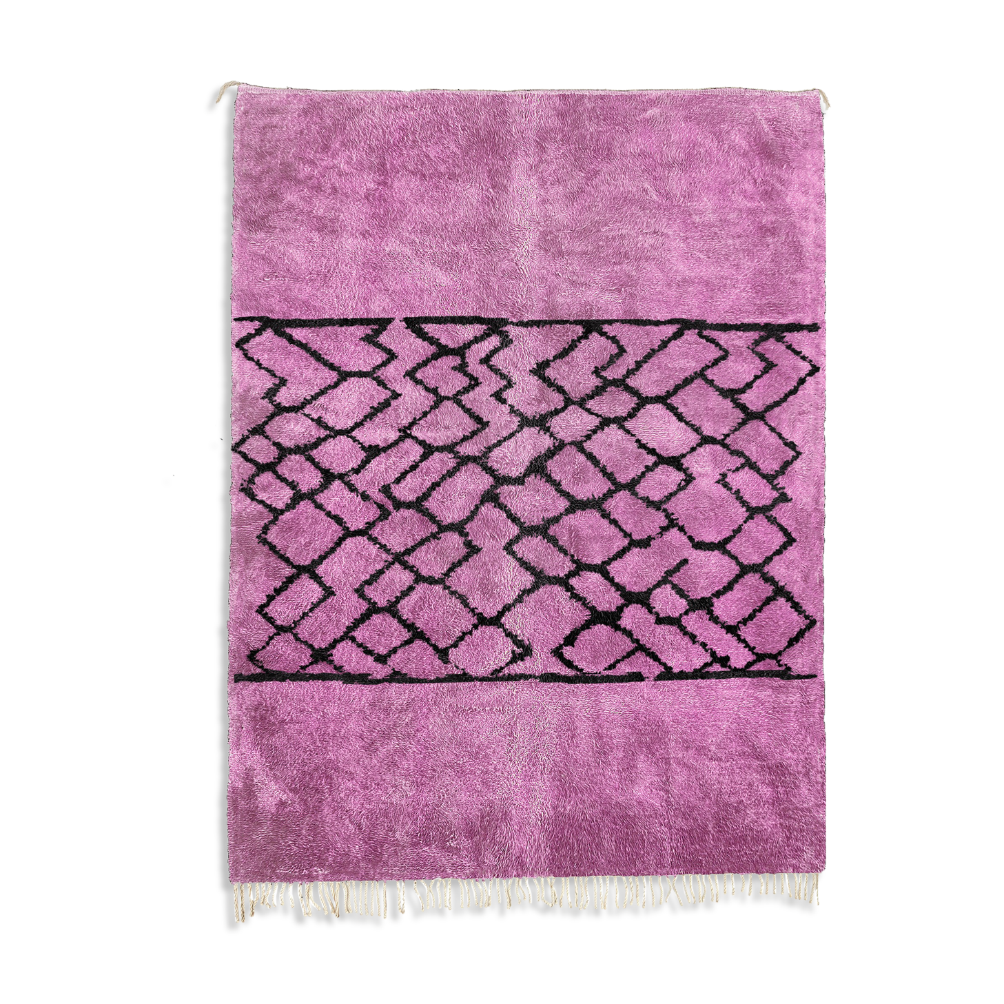 Modern Moroccan carpet pink