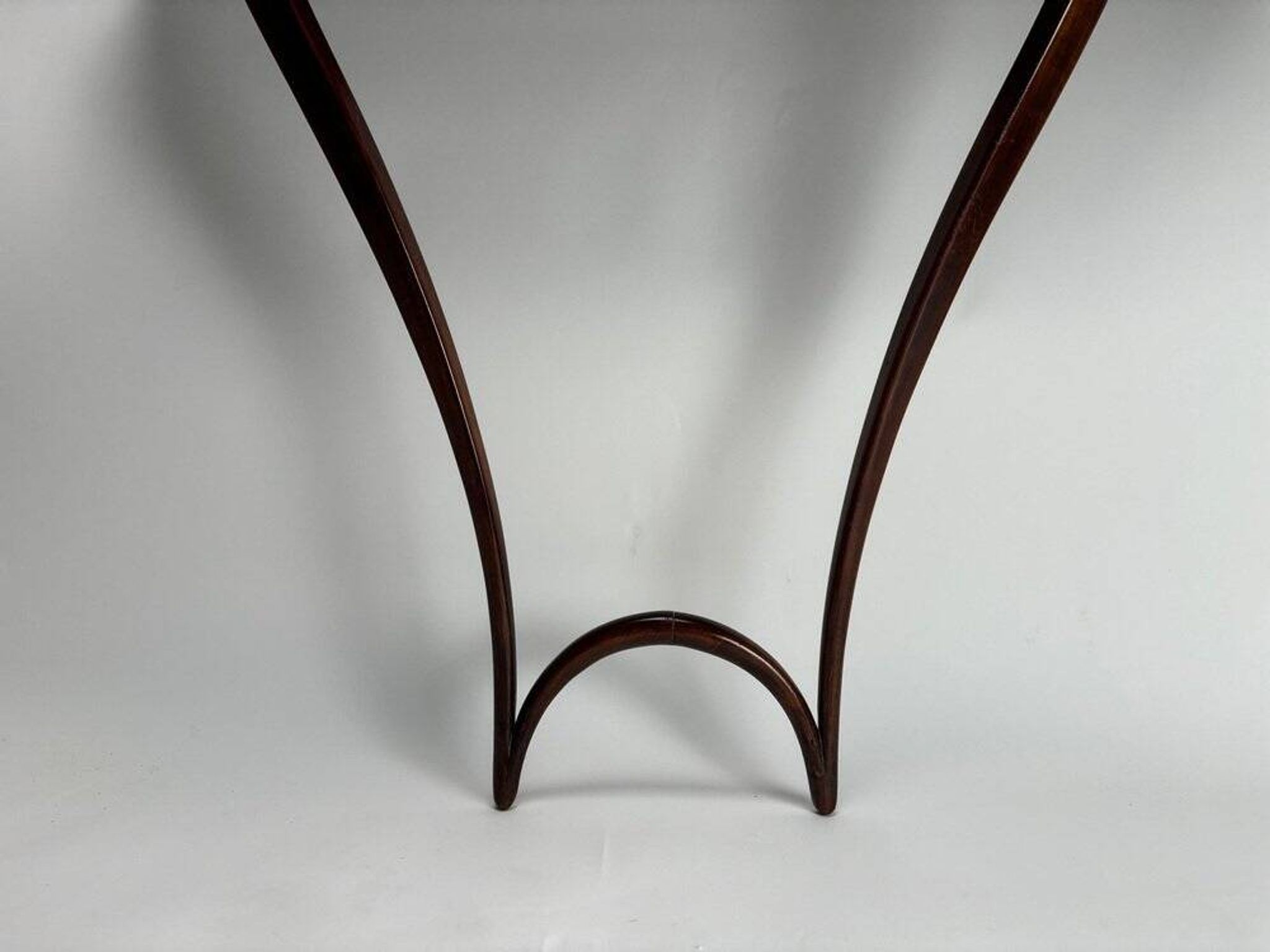 Mid-Century Wooden Hanging Console attributed to Carlo Enrico Rava, Italy, 1940s