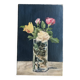 Small oil on canvas bouquet of roses