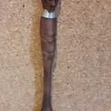 Set of 3 cutlery made of raw exotic wood from Kenya