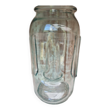 Clear moai vase