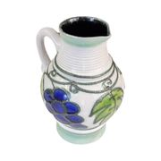 Ceramic jug with handle, Strehla Keramik, Germany, 1970s.