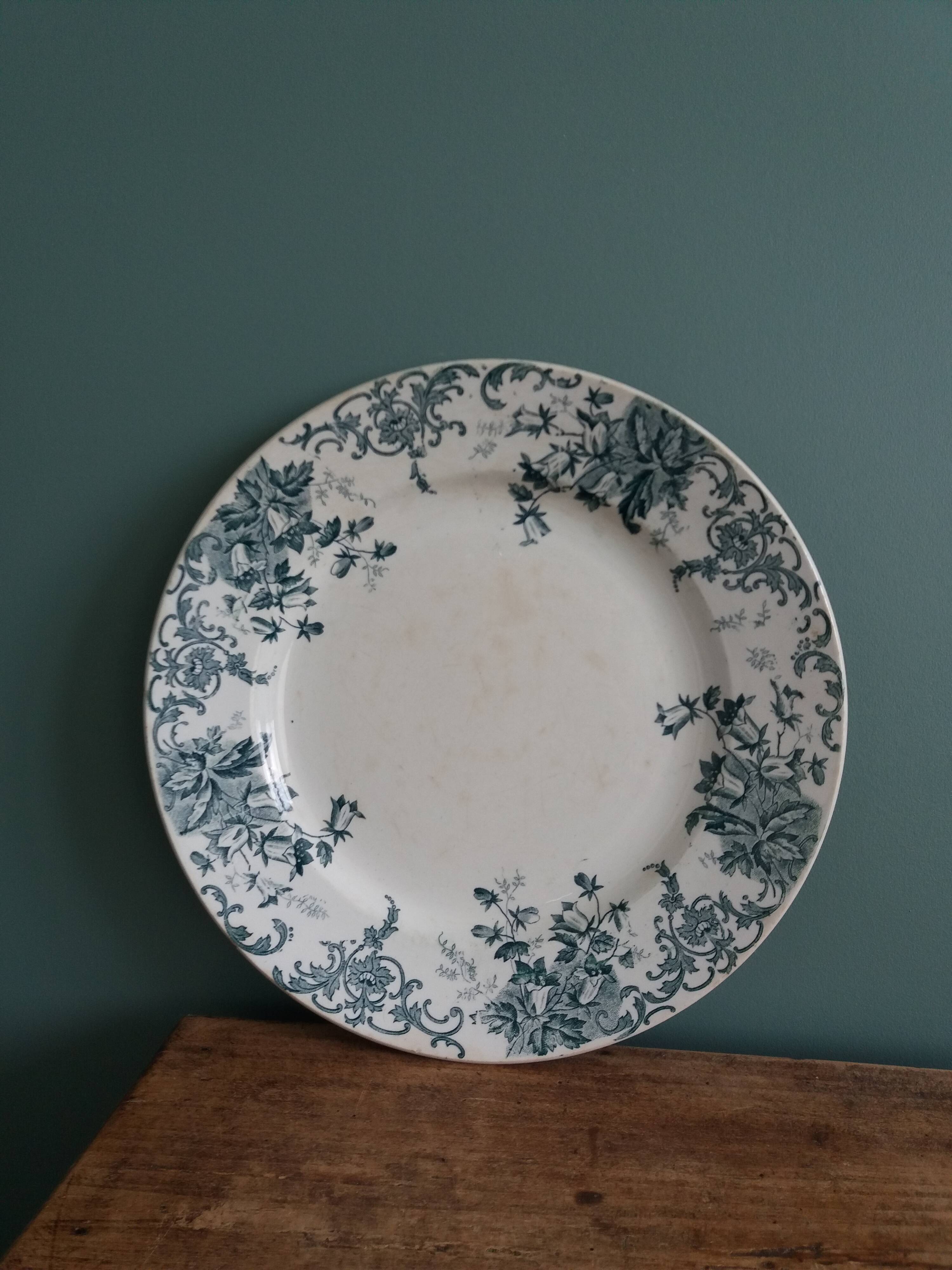 Iron earth dish Saint-Amand and Hamage Campanule