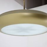 1930s Bauhaus "UFO" Chandelier by Josef Hurka, Czechoslovakia