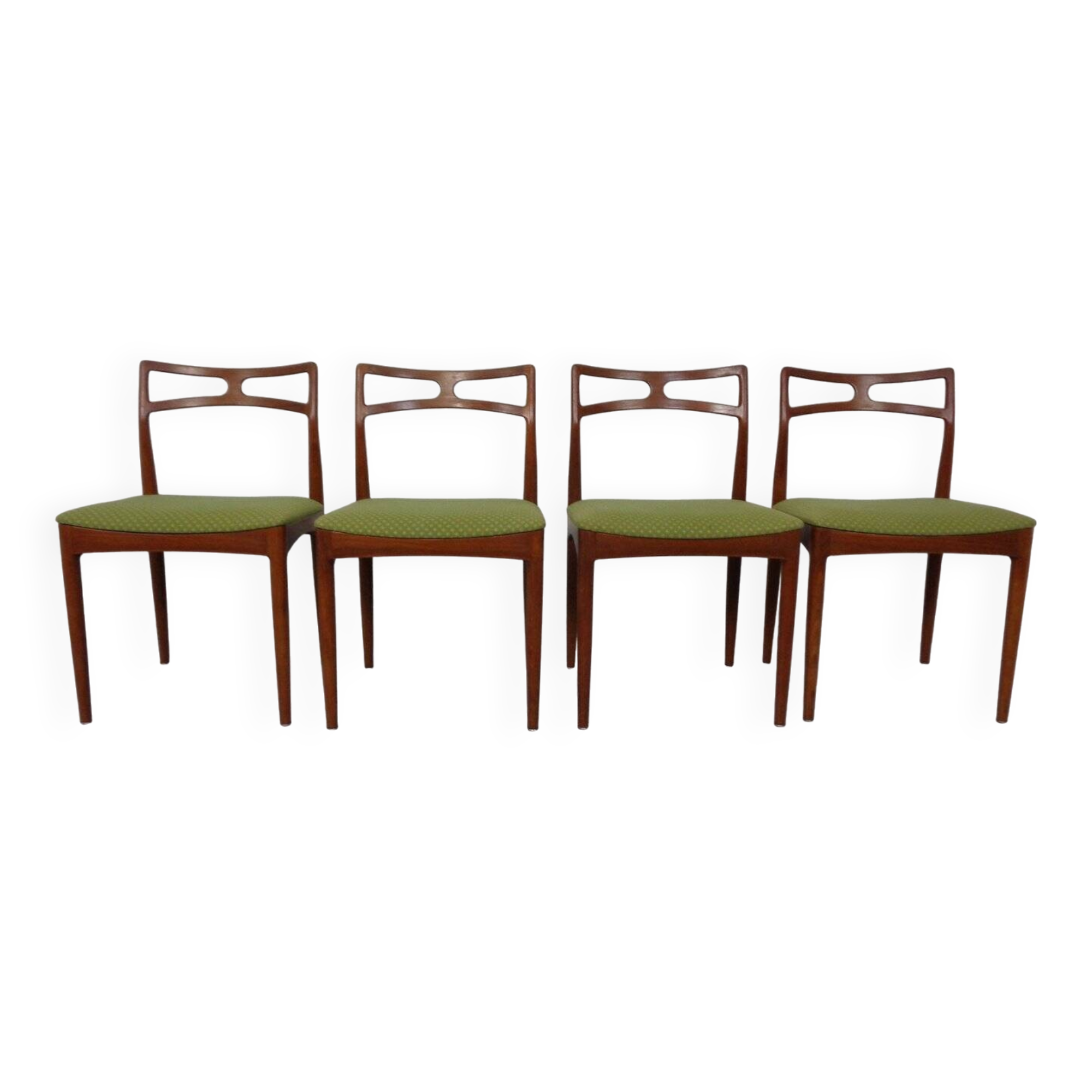 Model 94 Teak Dining Chairs by Johannes Andersen for Christian Linneberg, 1960s, Set of 4