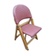 Rotating folding bistro chair