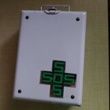 Old sheet metal medicine box