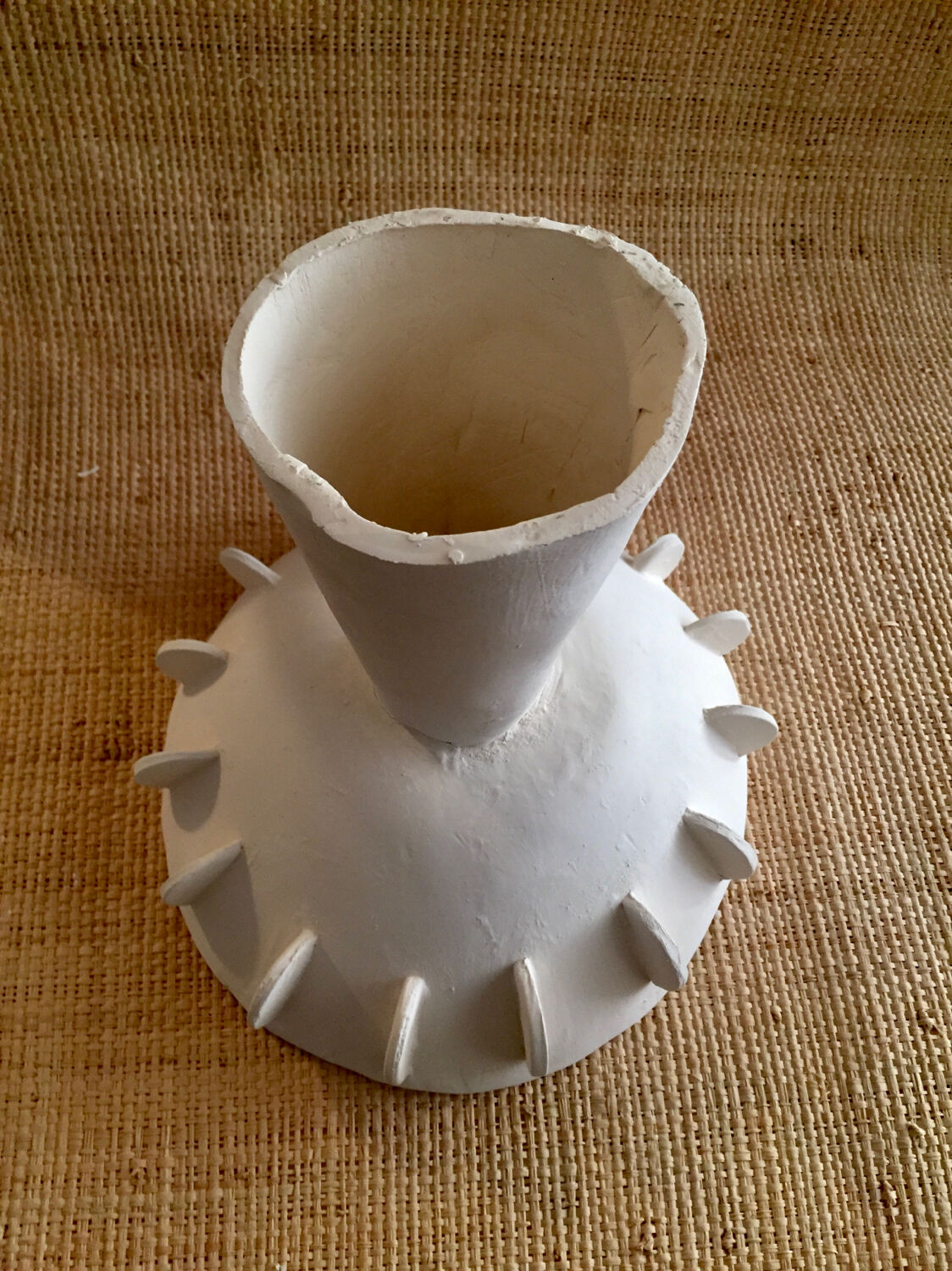 Handmade ceramic cut