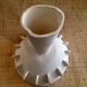 Handmade ceramic cut