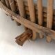 Vintage 60s rattan birdcage