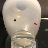 Archimede Seguso vase in Murano glass signed in vetri d'Arte blown glass