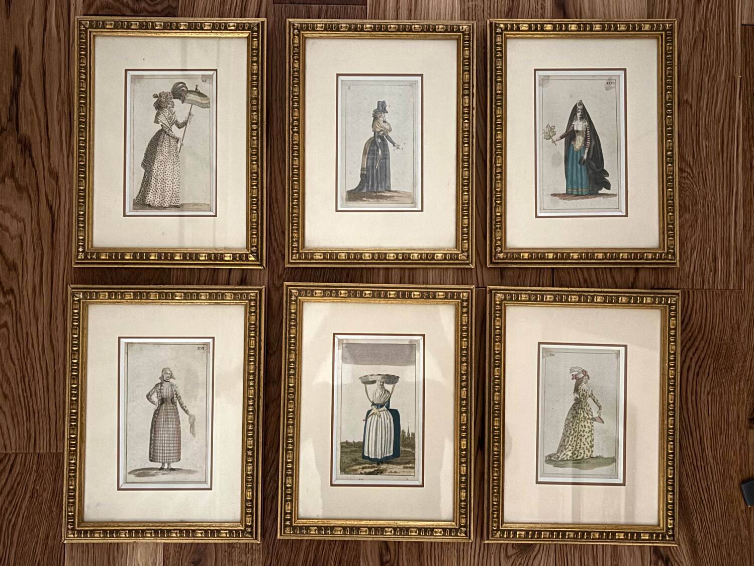 6 Costume engravings