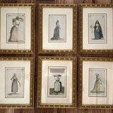 6 Gravures costumes