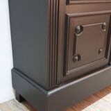 Showcase library cabinet of curiosities black Napoleon III