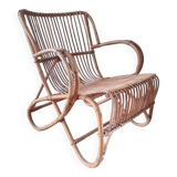 Belse 8 rattan armchair from the 60s
