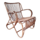 Fauteuil en rotin Belse 8 années 60