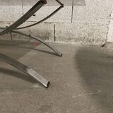 1970 chrome design coffee table