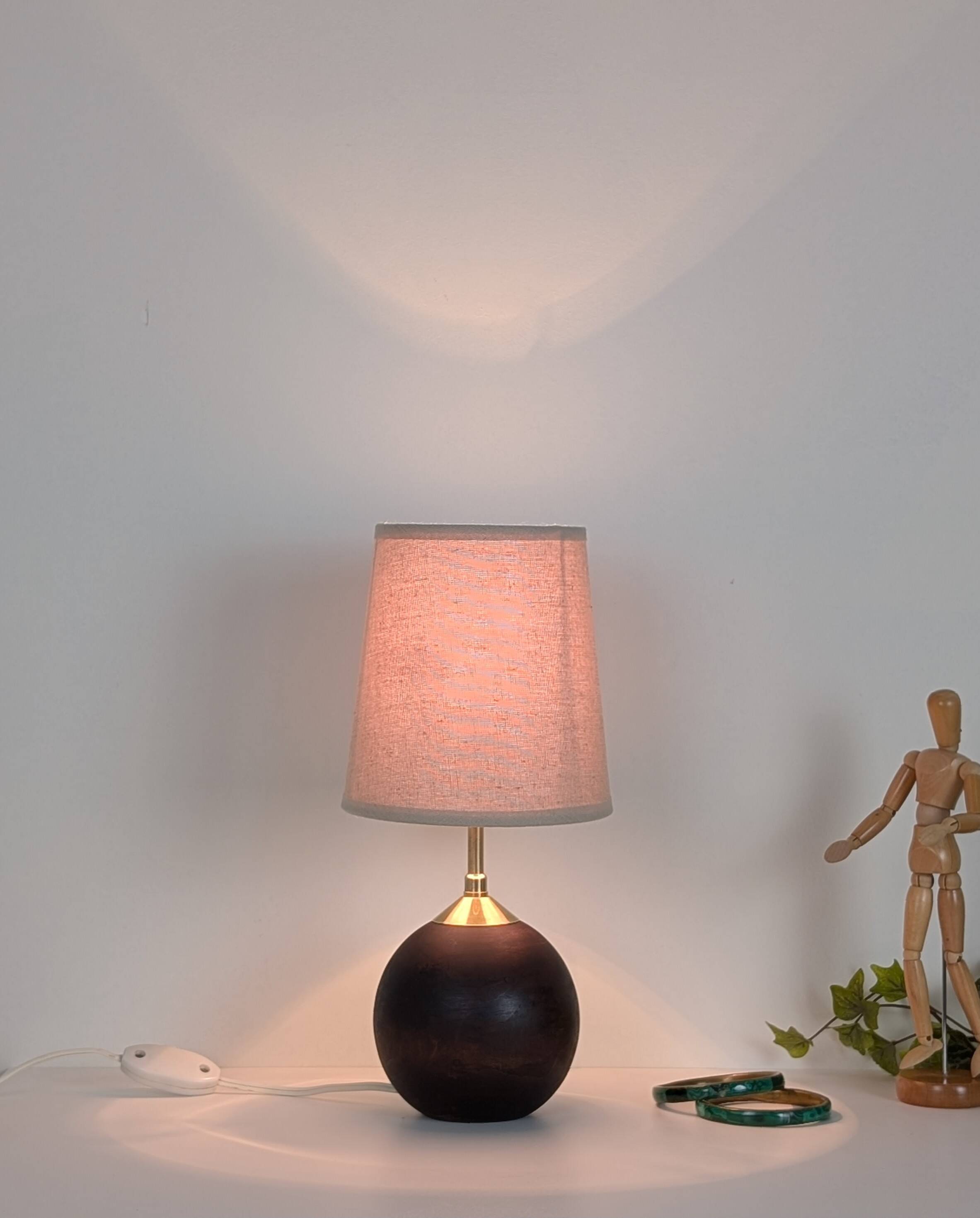 Lampe de chevet bois