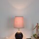 Wooden bedside lamp