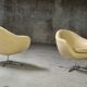 Pair of  cocktail chairs from the 60s