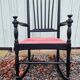 Wooden rocking chair / Fabric year 1967