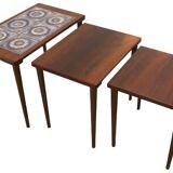 Tables gigognes en palissandre 'Fensmark'