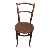 Chaise de Bistrot assise décorée de Jacob & Josef Kohn