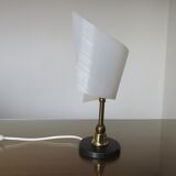 Perspex lamp and brass 50 60 years