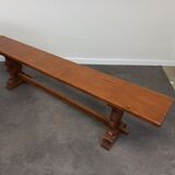 Farmhouse table and its 2 benches