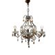 Pink Murano Glass Crystal Beaded Chandelier 1960’s