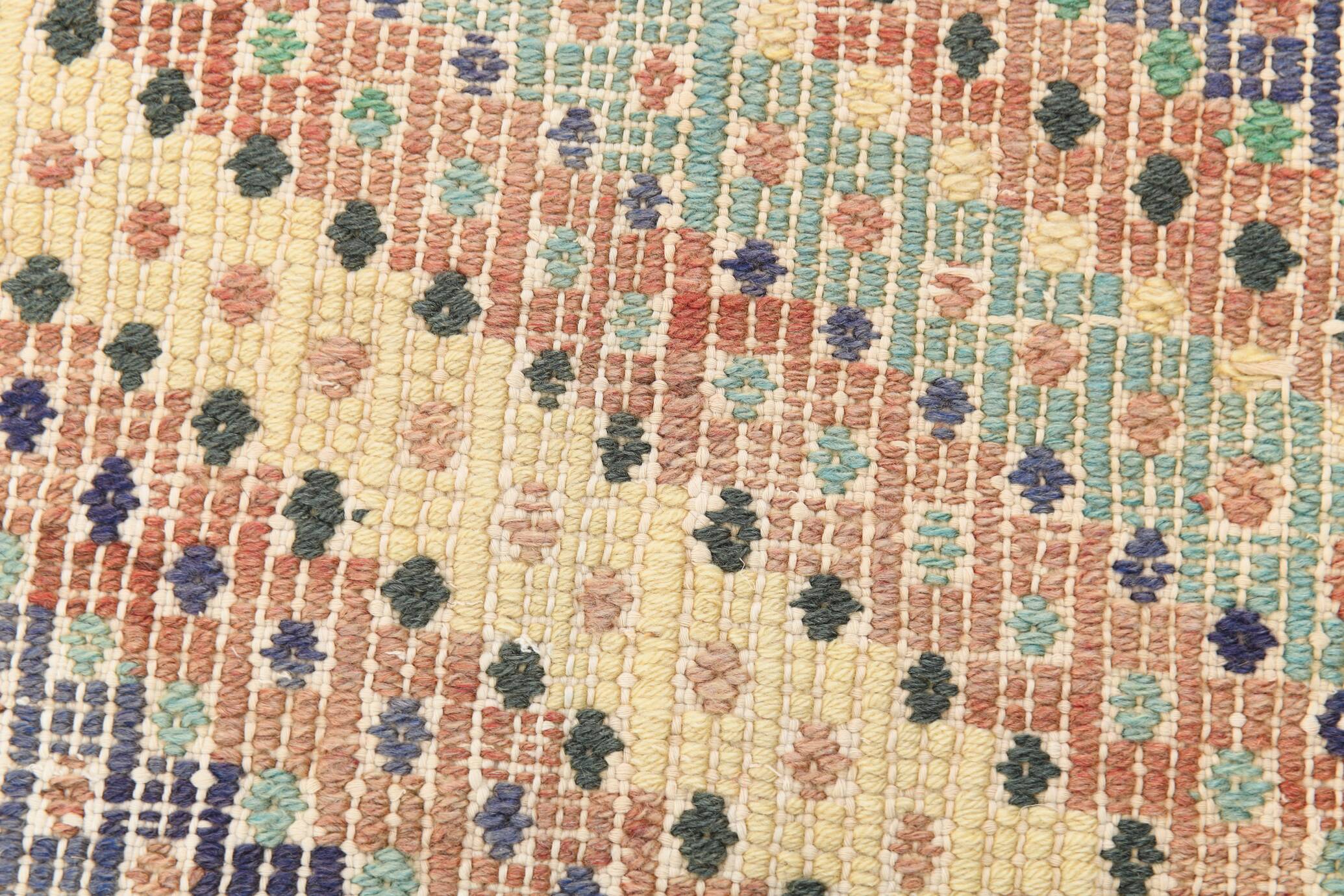 Tapis de couloir Kilim scandinave 2x8, 73x255Cm