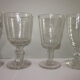 6 old bistro glasses from 1900-1920
