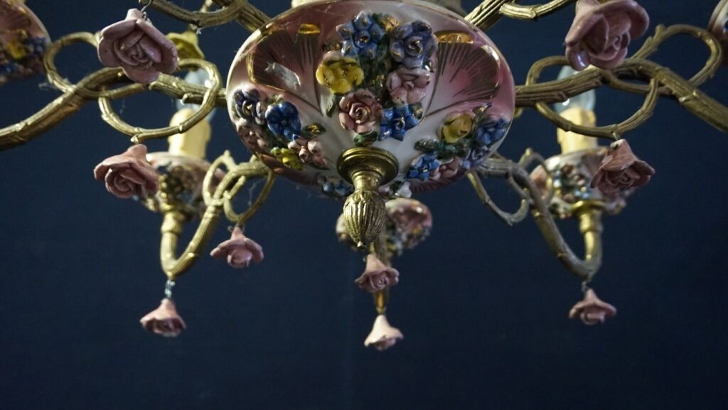 Ceramic chandelier