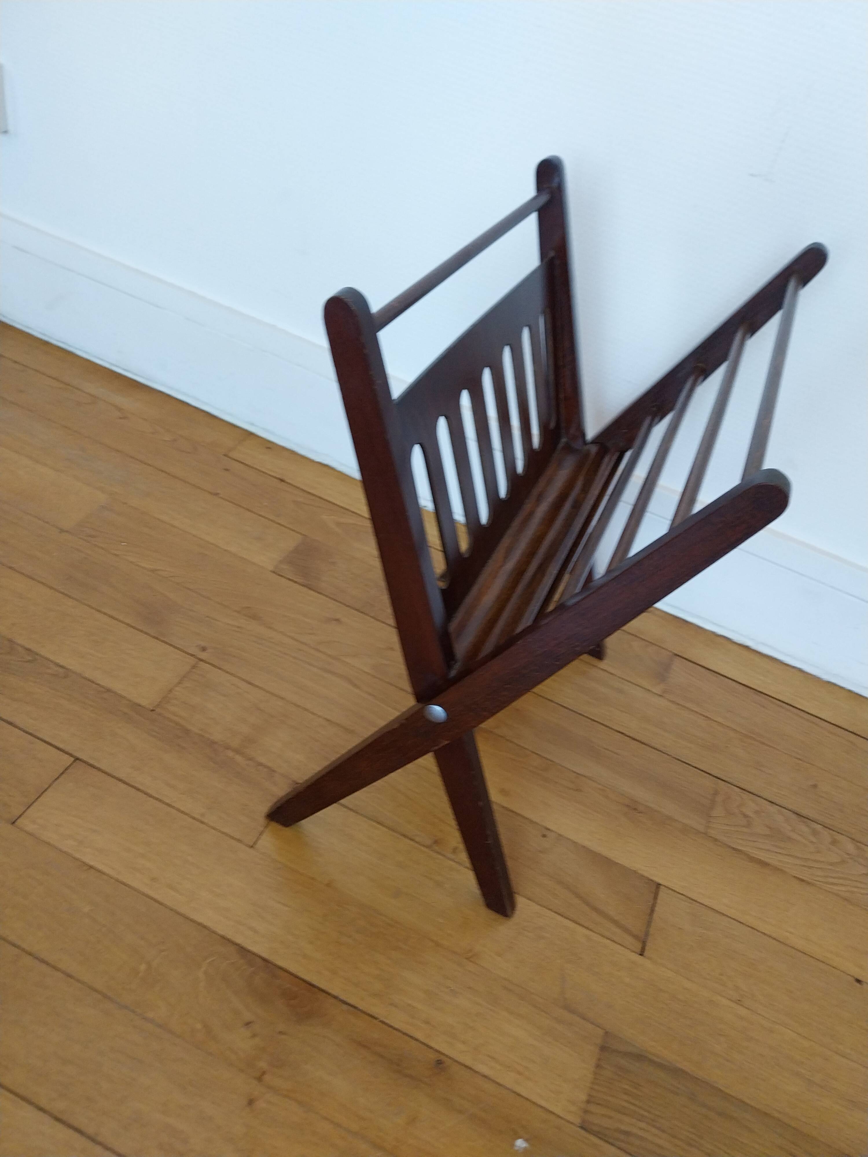 Vintage magazine rack 1960 Cees Braakman