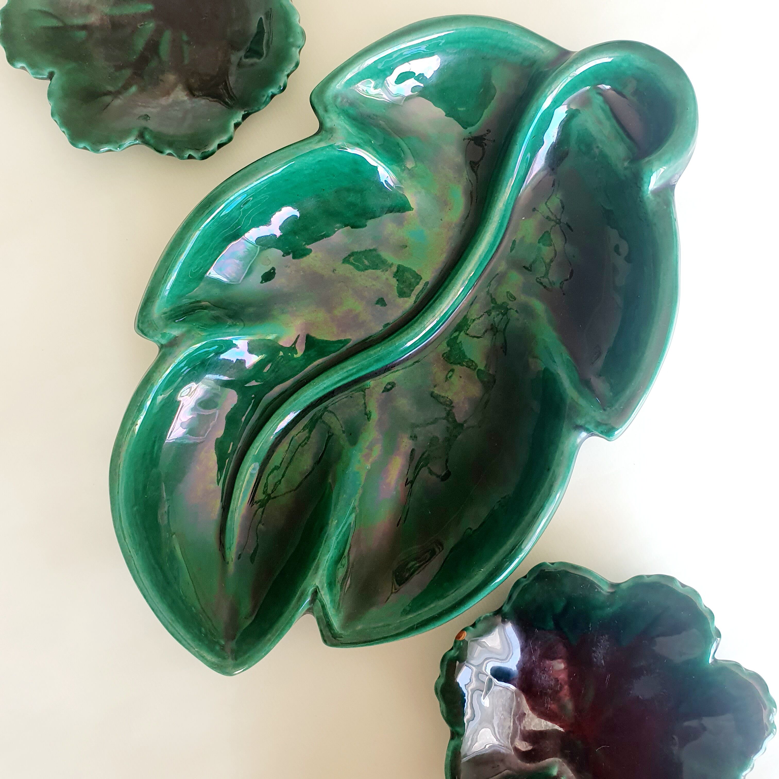 Large serving dish sheet Jules Moreau Malicorne