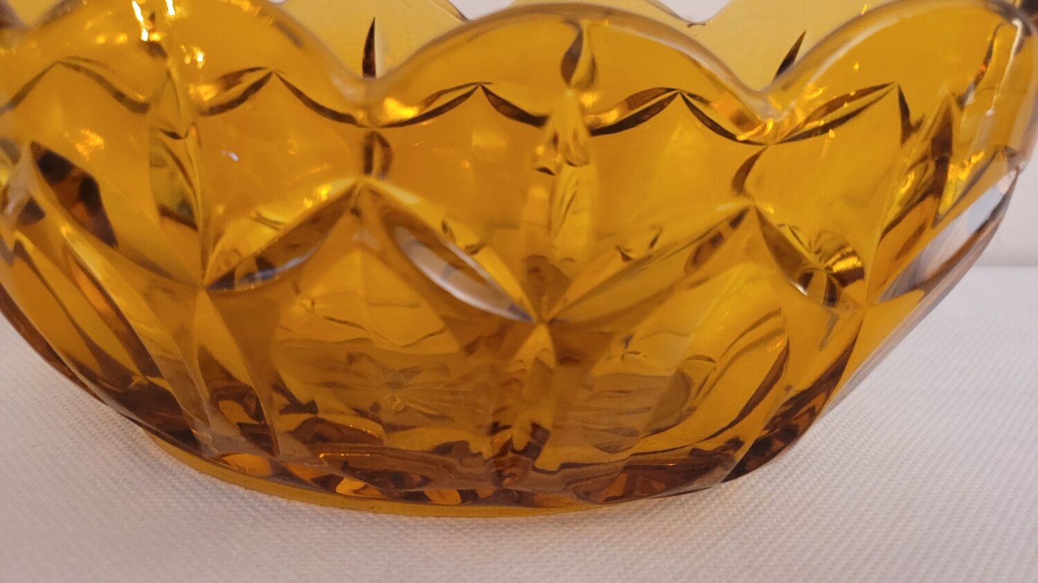 Empty pocket amber glass 60's