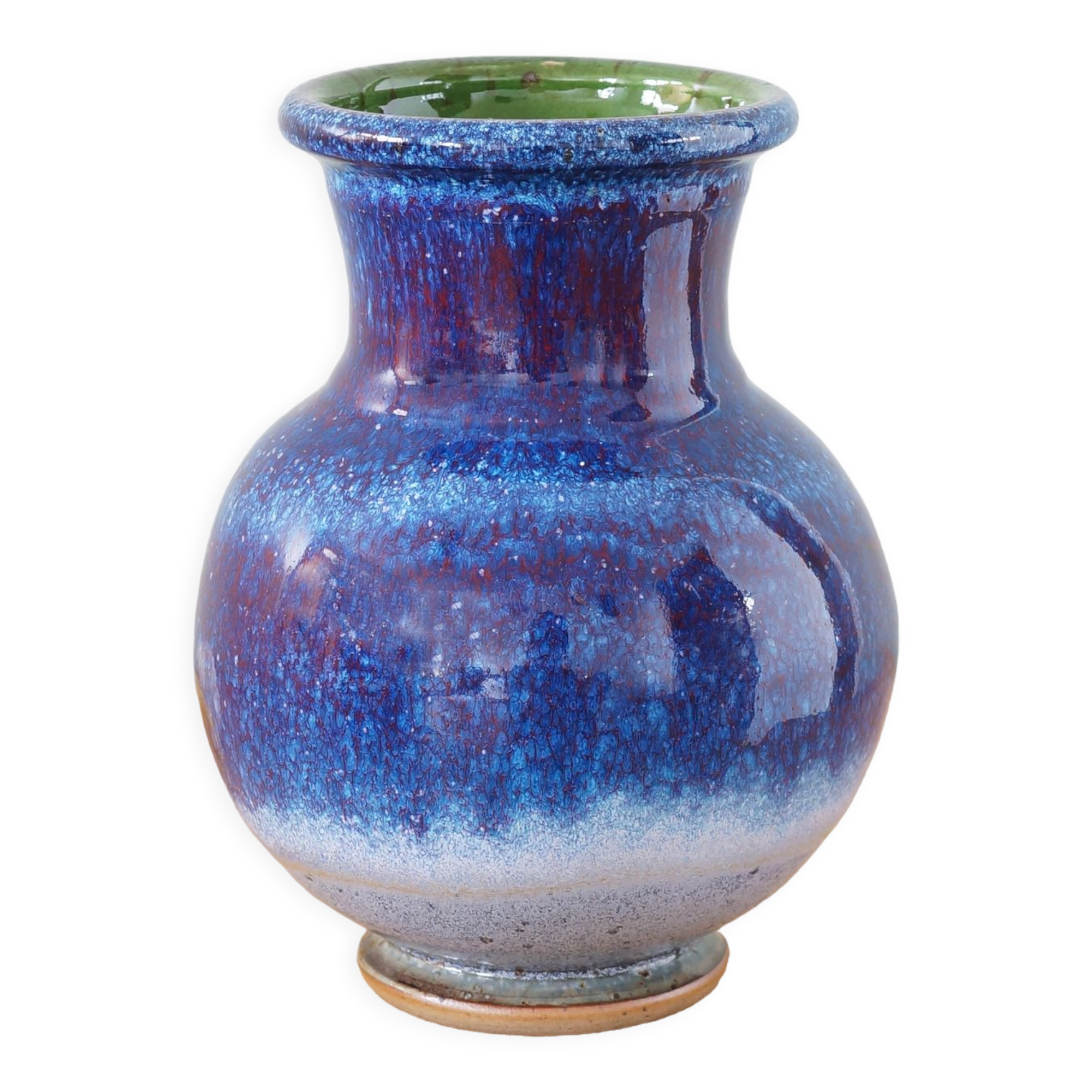 Vase in glazed stoneware, potters of Alesia
