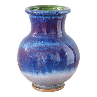 Vase in glazed stoneware, potters of Alesia