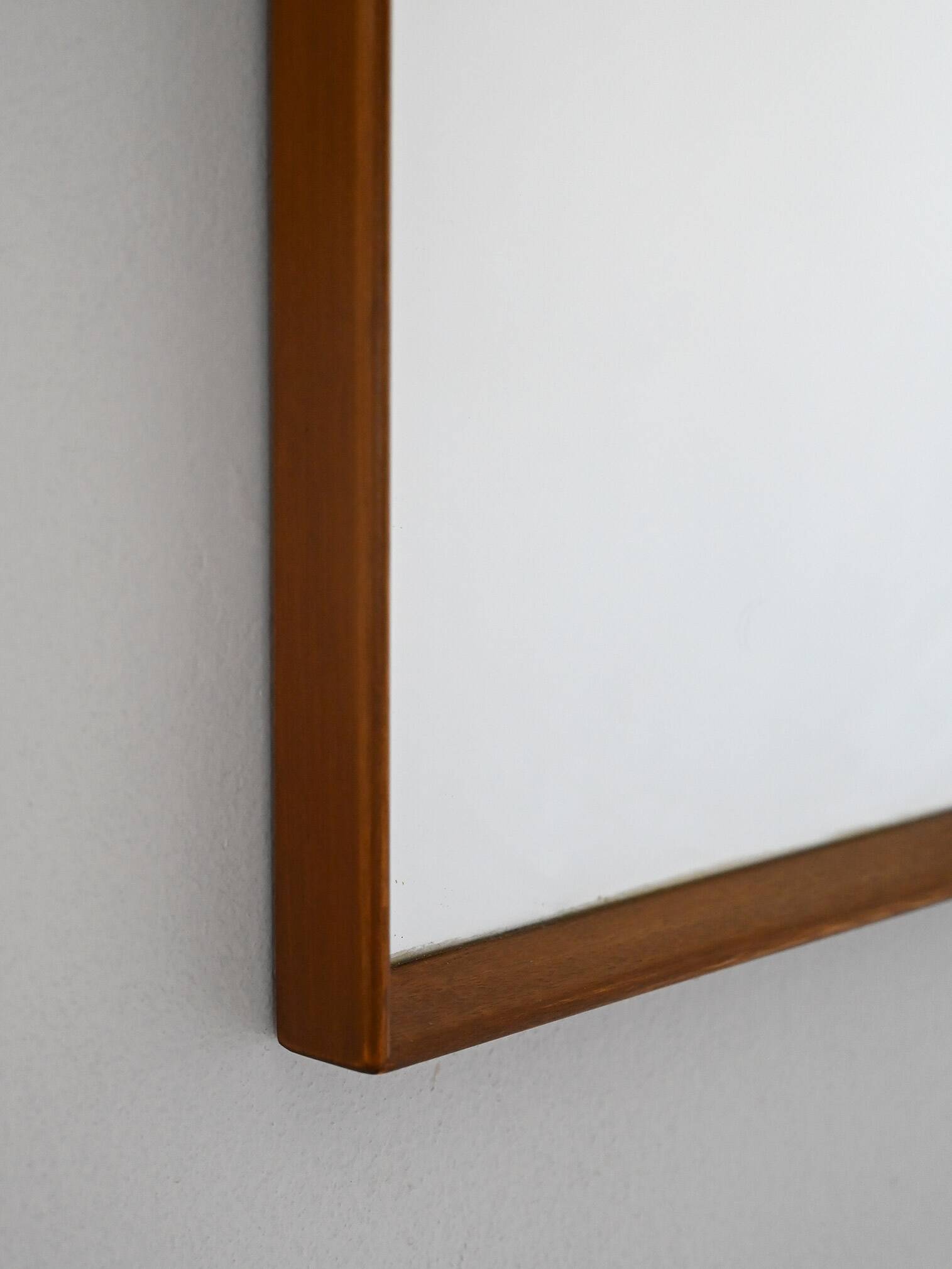 1960s Scandinavian Wall Mirror “Evy” by Fröseke – Original Label