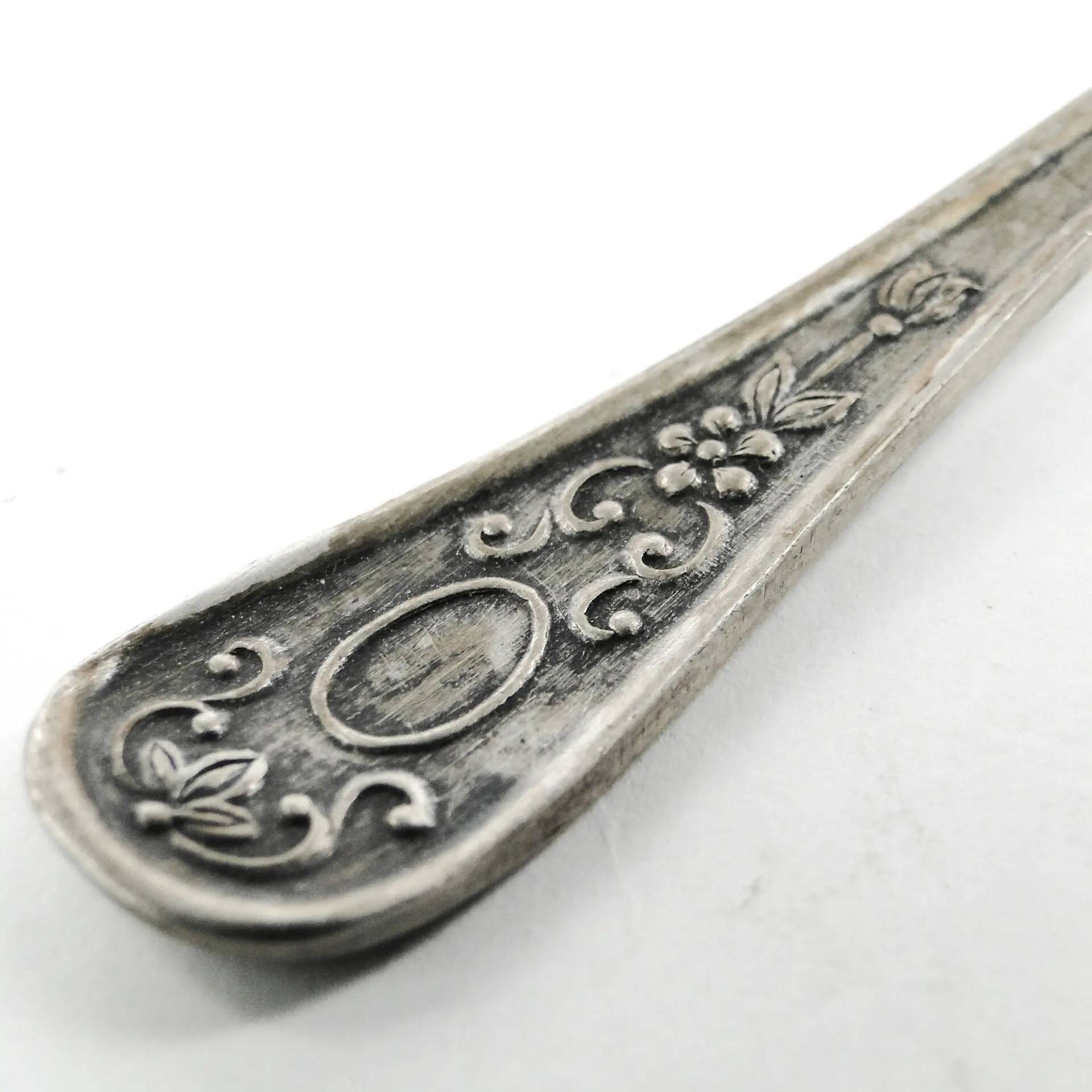 Salt spoon, silver-plated brass, Sweden, 1960s