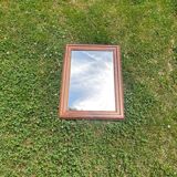 Miroir ancien en bois massif