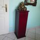Wooden extra cabinet (selette), 2 interior storage spaces with 6 modular shelves