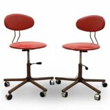 Retro swivel chairs Kovona, 1970s (set of 2)