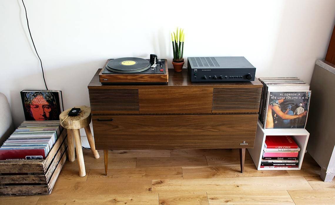 Vintage grundig radio turntable hifi unit