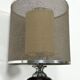Space age Table lamp in chrome and lacquer. Italy 1970s